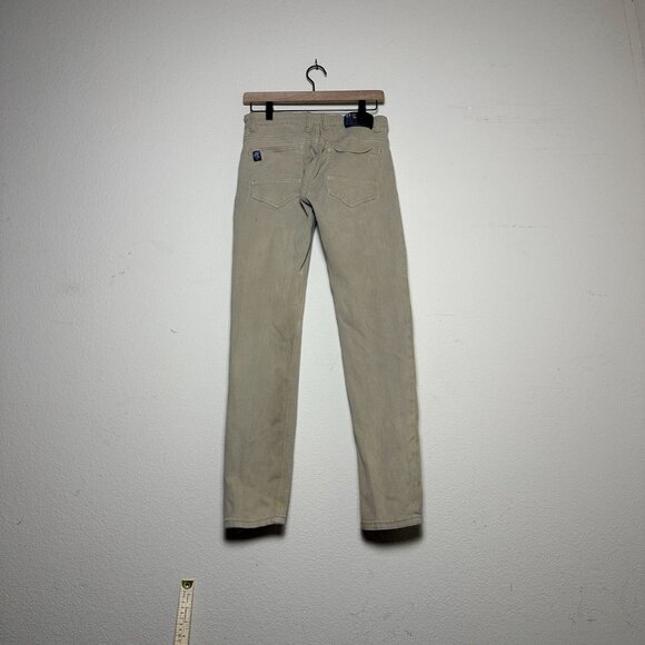 Demolition Cargo Punk Khaki Moto Pant Slim Front Pockets Tech Men 28x29 Y2K - Picture 2 of 16